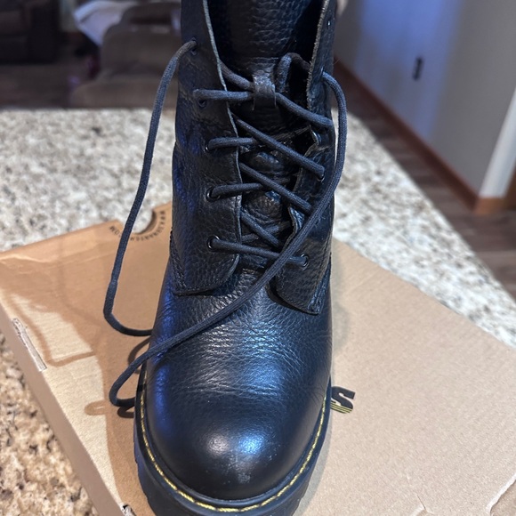 Dr. Martens Black Heeled Boots - Picture 6 of 6
